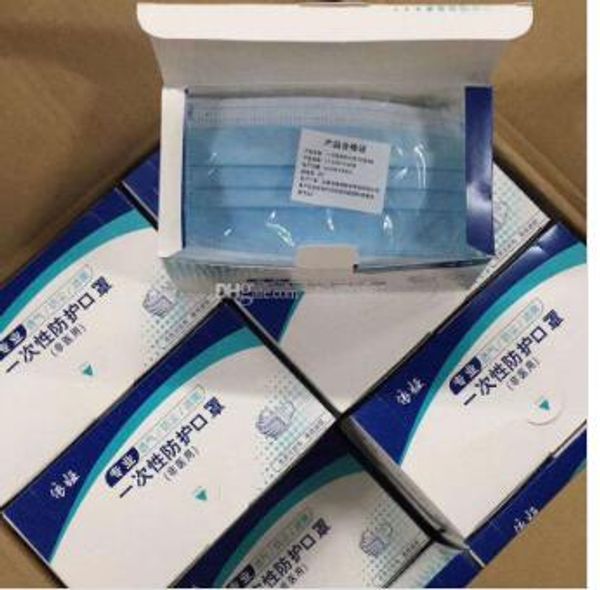 

disposable face mask 3 layers dustproof mouth masks facial protective cover masks set anti-dust mask fast shipping