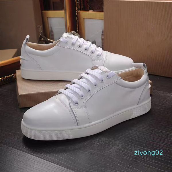 

designer sneakers low red bottoms spikes flats shoes men womens suede leather sneakers party designer shoes z02, Black