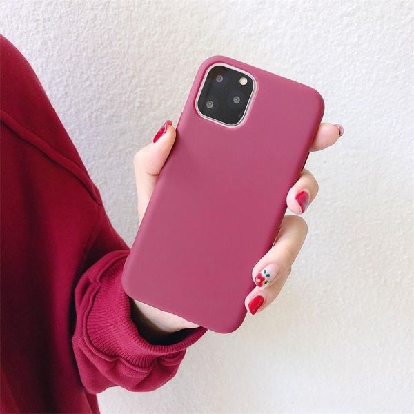 

ultra thin candy colors phone case for iphone 11 pro max xs max xr x 6s 7 8 plus