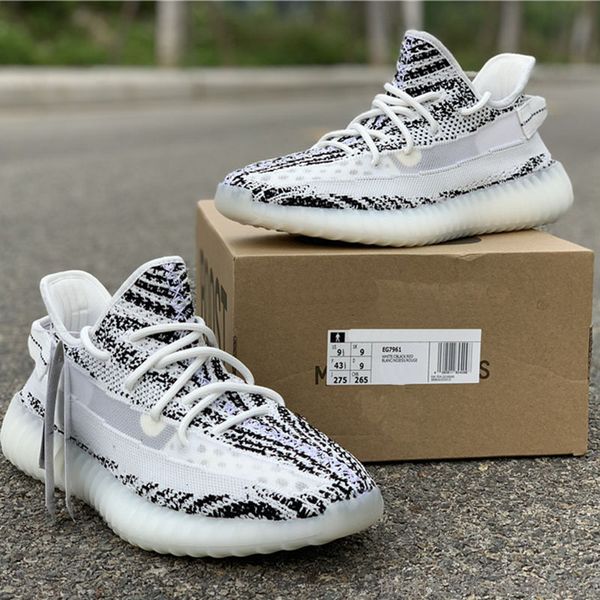 

новый zebra статическая refective v2 кроссовки kanye west модельер mens женщин сетки спортивный спорт кроссовки