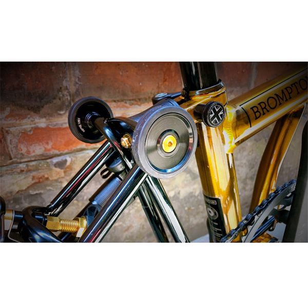 

folding bicycle easy wheel titanium bolt for brompton bike screw gold silver black ultra light titanium