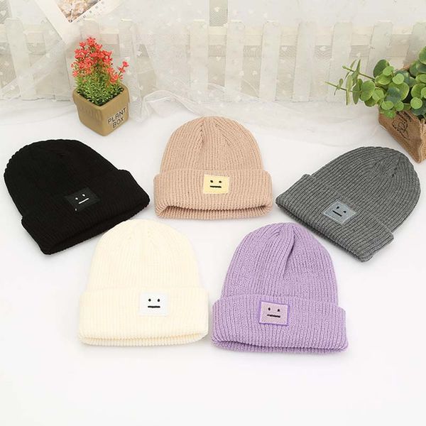 

korean new hat autumn winter fashion warm knit cap british style head casual knitted cap for women outdoors headwear, Blue;gray
