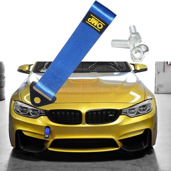 

1pcs towing rope high strength nylon trailer tow ropes racing car universal tow eye strap strap bumper trailer durable