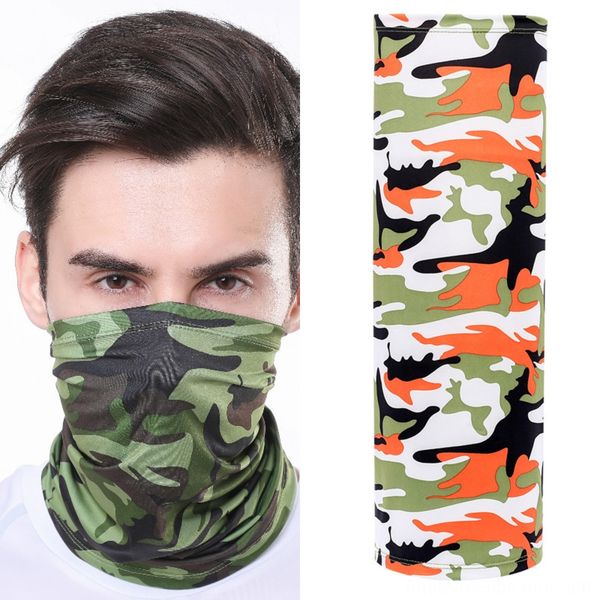 

tol7z breathable sunshade neck sunscreen mask silk outdoor cycling anti-uv dustproof scarf face cover scarf gaiter riding camping neck, Black