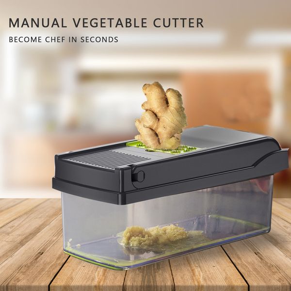 

12 in 1 multifunctional vegetable cutter slicer fruit potato peeler carrot grater kitchen accessories basket vegetable slicer