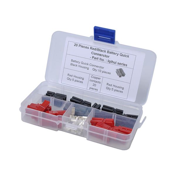 

20pcs car trailer rv 30a battery quick connect power connection plugs w/ terminals