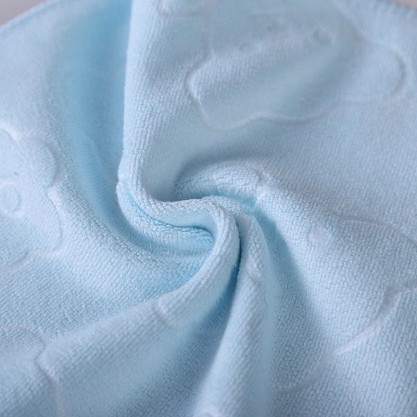asciugamani e salviette ricamati personalizzati all'ingrosso, morbidi, quadrati, assorbenti, in bambù, per bambini