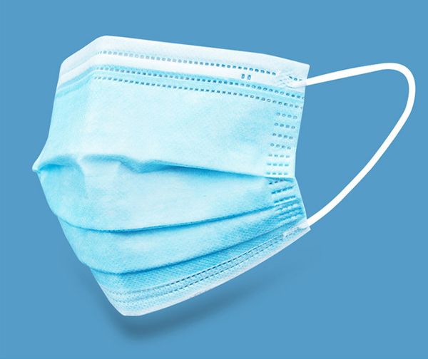 

stock mask 50pcs disposable elastic mouth soft breathable face care mask anti dust breathable blue mask in stock with fda ce registratio