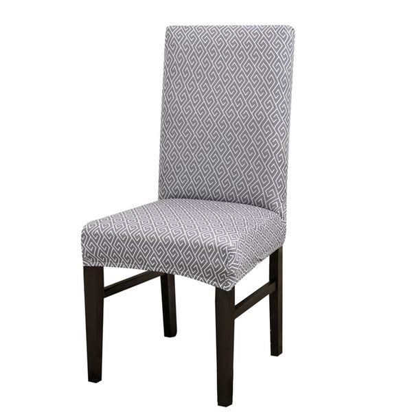 

wrinkle resistant l decoration home geometric print full protection dining room wedding chair cover washable stretchable