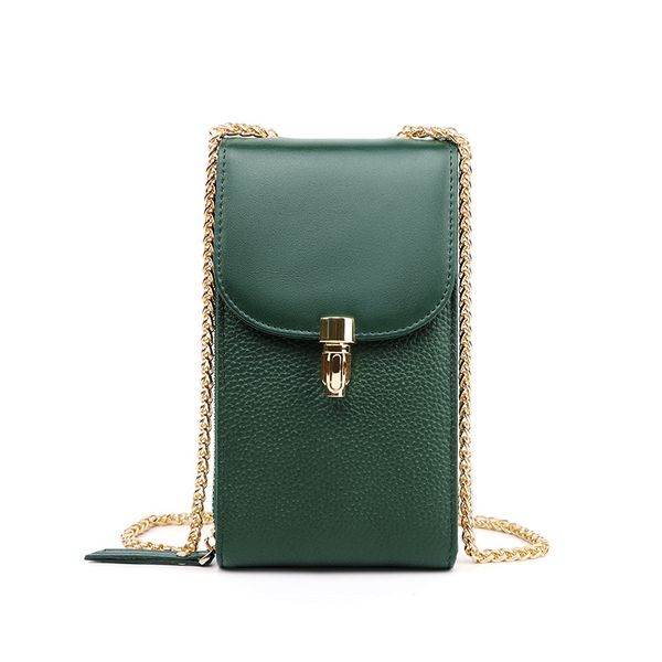 

2020 new style women's leather bags fashion bag with chain crossbody bag mobile phone