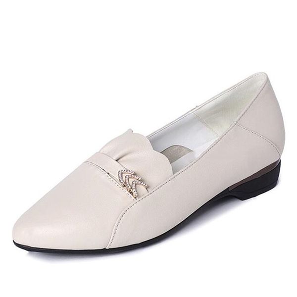 2020 New Rhinestone Pointed Spring Shoes Women Flats Comfortable