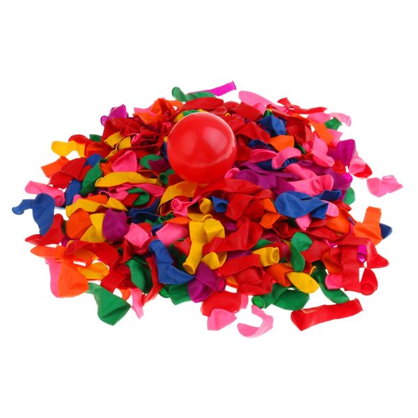 

500 pieces outdoor multi-colored dart balloons latex water balloons air balloon carnival fun party decors other golf products