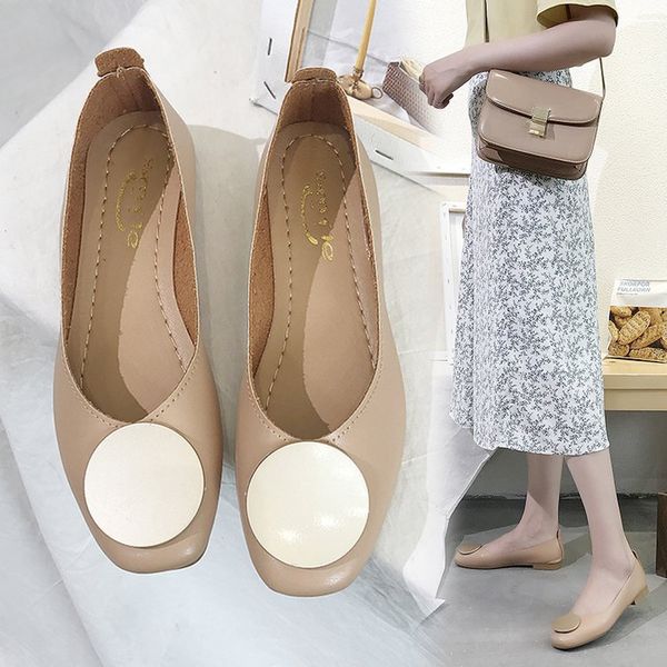 

2019ins one pedal hundred match skirt wear of shoe tide flat bottom leisure doudou single, Black