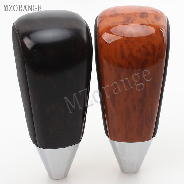 

mzorange 1 шт кожа автоматическая коробка передач ручка переключения передач для lc200 land cruiser 2008-2015 black / brown