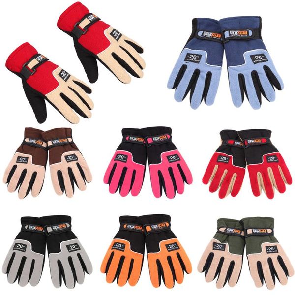 

winter warm full finger sports riding motorcycle ski snow snowboard glves