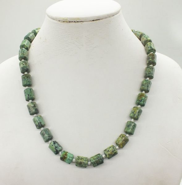 

10mm natural brazilian semi-precious stone necklace. classic bridal wedding necklace, jewelry 19, Silver
