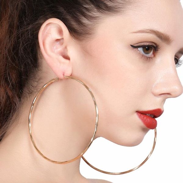 

bonita ella gold hoop big circle earring for women, Golden