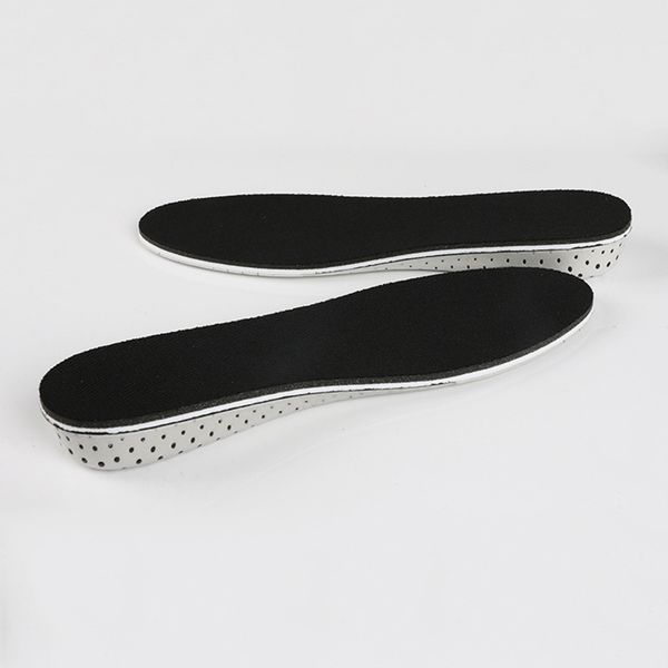 

new style 1 pair women men height increase insoles breathable proof durable shoes pads, Black