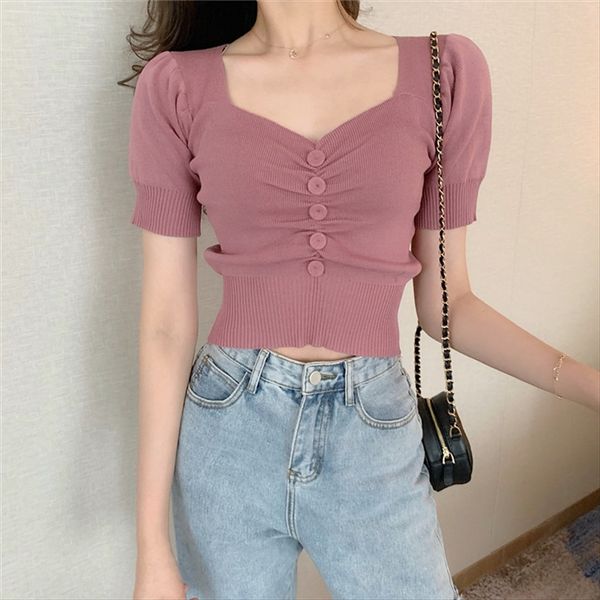 

2020 collarbone low chest square low sense chest bony internal graft collar ice cool silk knitted inner match, White