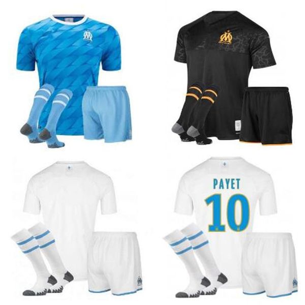 

Olympique de mar eille kit occer jer ey 2019 20 trootman maillot de foot payet l gu tavo thauvin away third 19 20 men de igner t hirt