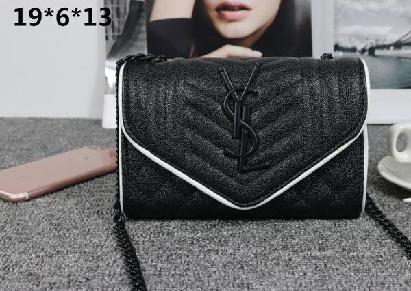 

новые кожаные сумки мода женщины цепи сумка леди кроссбоди мешок женский плечо сумка