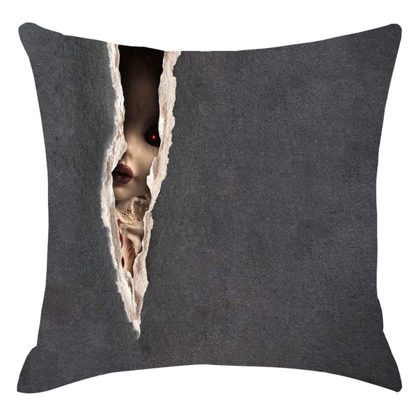 

halloween horror shadow pillowcase decorative sofa cushion cover art nature home decor halloween decoration
