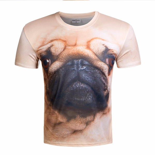 

men/womens fashion funny cute dog 3d print latest harajuku style t shirt plus size style outfit funny 3d t-shirt tees u1194, White;black