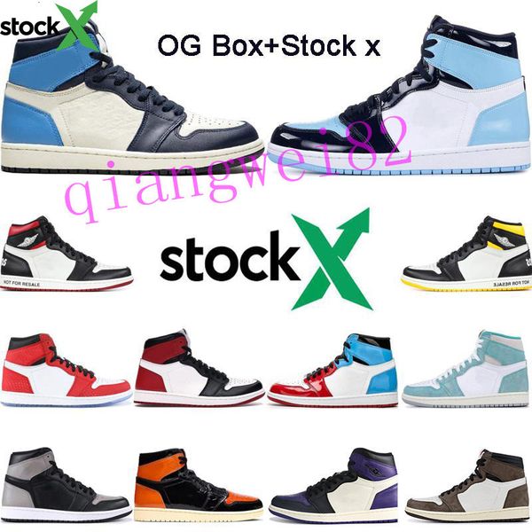 

новый трэвис скоттс низкий бесстрашный обсидиан мужская баскетбольная обувь человек-паук unc 1s чикаго запретил разводить носок черные мужск, Black