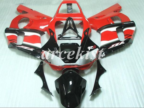 

4 gifts motorcycle new abs full fairings kit fit for yamaha yzf-r6 1998 1999 2000 2001 2002 r6 98 99 00 01 02 body set red black light