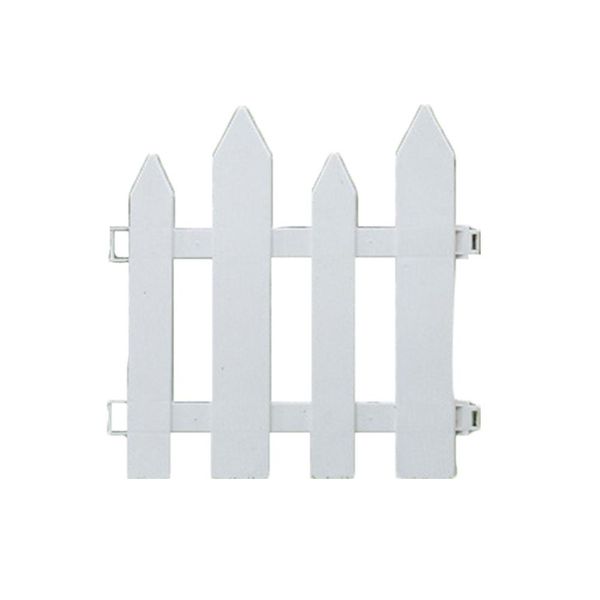 

new white christmas tree fence round head pointed pvc fence garden guardrail no corrosion surround fence