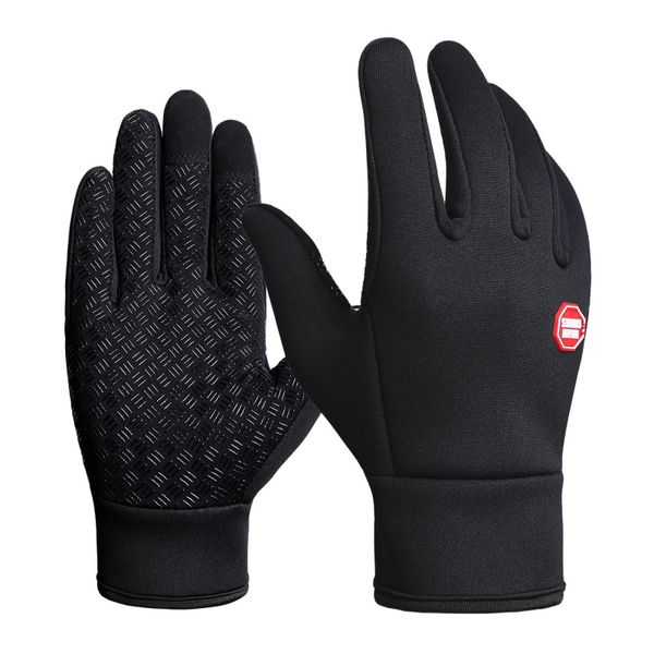 

full finger windproof cycling gloves thermal ski gloves touch screen men women snowboard handwear