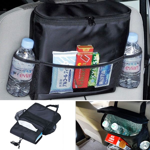 

car seat black multi-pocket insulation storage bag organizer auto accessories