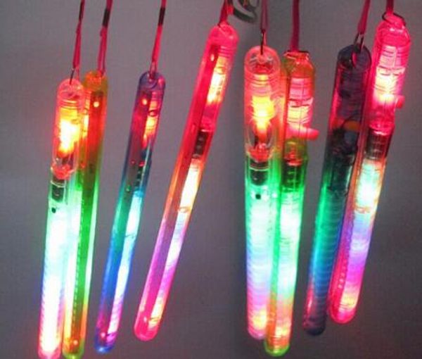 

christmas supply random color flashing wand led glow light up stick patrol blinking concert party size:21cm*1.5cm 6778