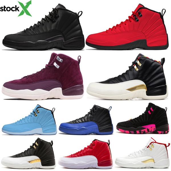 

2020 ale basketball shoes 12 12s men shoe doernbecher wings reverse taxi game royal french blue mens trainers sports sneakers 7-13, Black