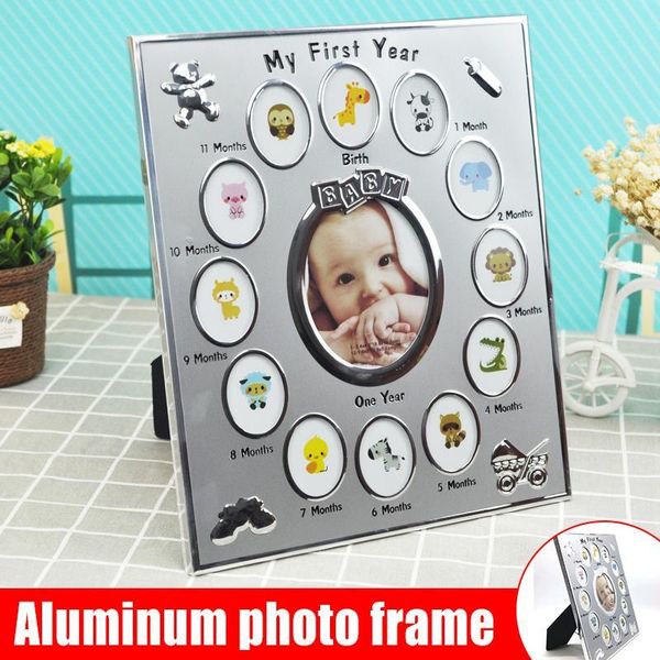 

горячий ребенок первый год keepsake picture photo frame сплав мульти фоторамки для новорожденных home decor l99