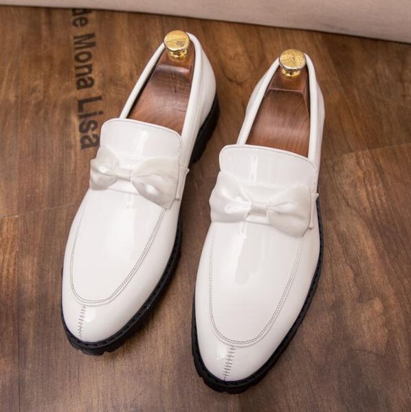 New Arrival Men Dress Pointed Formal Groom Platform Shoes