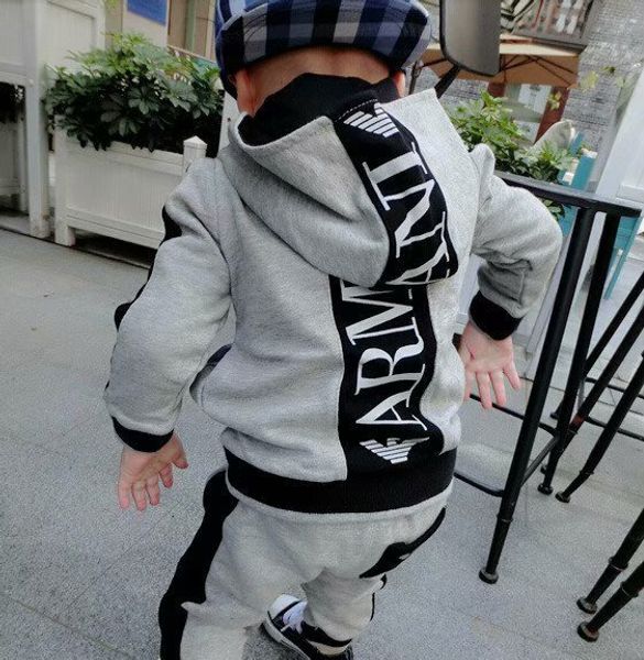 

baby clothing set hooded children's clothing set children's boy sportswear children's sports suit T-shirt + pants infant baby girl clothing