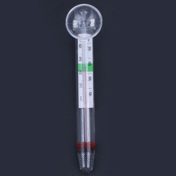 

5x new glass meter fish tank water temperature aquarium thermometer suction cup other aquarium fish
