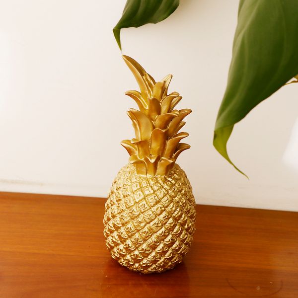 

creative resin pineapple shaped ornament gift home deskdecoration