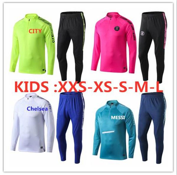 

survetement foot Kids Paris Soccer Jacket 19 20 Real Madrid Kids Jackets Tracksuit RONALDO DYBALA Mbappe kids psg training suit child kit