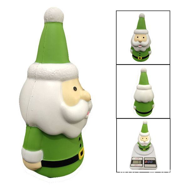 

9.5*8.5*18cm novelty gag toys squishy christmas man cake decompression toy for slow rising cell phone straps for kids gift