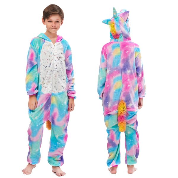 

kigurumi unicorn дети мальчики девочки kigurumi единорог panda тигр мультфильм pijamas девушка unicorn pijamas pig пижама, Blue;red