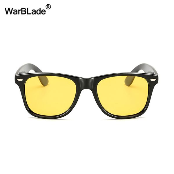 

warblade mens sunglasses yellow night vision sun glasses women hd polarized lens night driving safety sun glasses, White;black