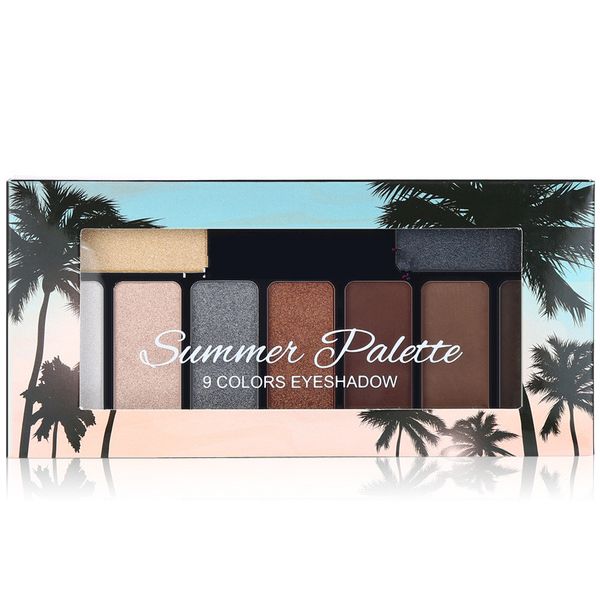 

new makeup palette 9 colors eye shadow beauty summer palette good qaulity dhl shipping