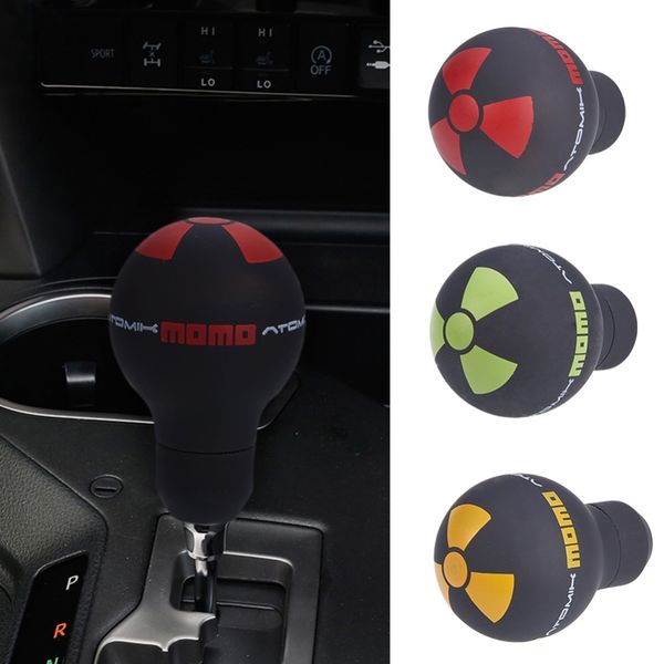 Universal Ball Shift Knob Adapter Car Auto Gear Shifter Lever Round Shape Yellow