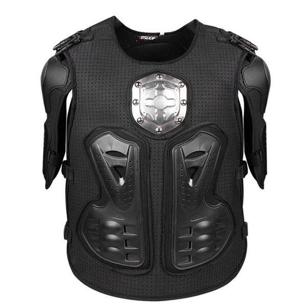 

protective motorcycle body armor chest protector motocross off road back armour protection jacket j0575 vest clothing metal gear