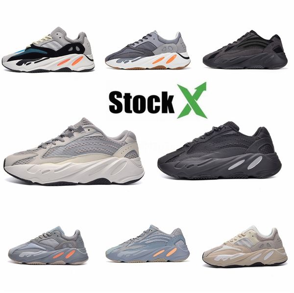 

новая 700 wave runner сиреневой инерция мужской обуви kanye west дизайнерская обувь мужчины женщина 700 v2 статических спортивный seankers р