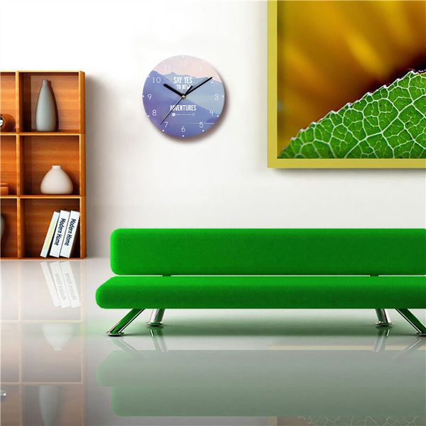 

small fresh creative wall clocks fashion living room wooden mdf wall clock farmhouse decor home large decorative zegar scienny