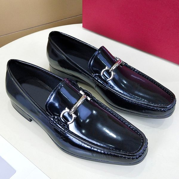 

new fashion luxury british italian mens business formal shoes cowhide patent leather black formal wedding shoes zapatos de hombre qwd