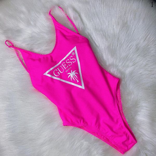 

2020 women swimwear new designer swimsuits with letter breathable beach wear one-piece suit for women backless brand bathing suit2, White;black